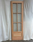 2'6" x 8'0" Wood Exterior Doors with 6 Glass Lites
