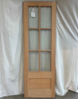 2'8" x 8'0" Wood Exterior Doors with 6 Glass Lites