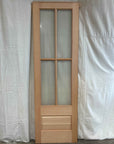 2'6" x 8'0" Wood Exterior Doors with 4 Glass Lites