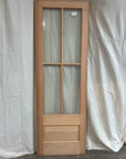 2'8" x 8'0" Wood Exterior Doors with 4 Glass Lites