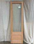 2'6" x 8'0" Wood Exterior Doors with 1 Glass Panel
