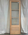 2'6" x 8'0" Wood Exterior Doors with 3 Glass Lites