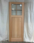 3'0" x 8'0" Wood Exterior Doors with 4 Glass Lites