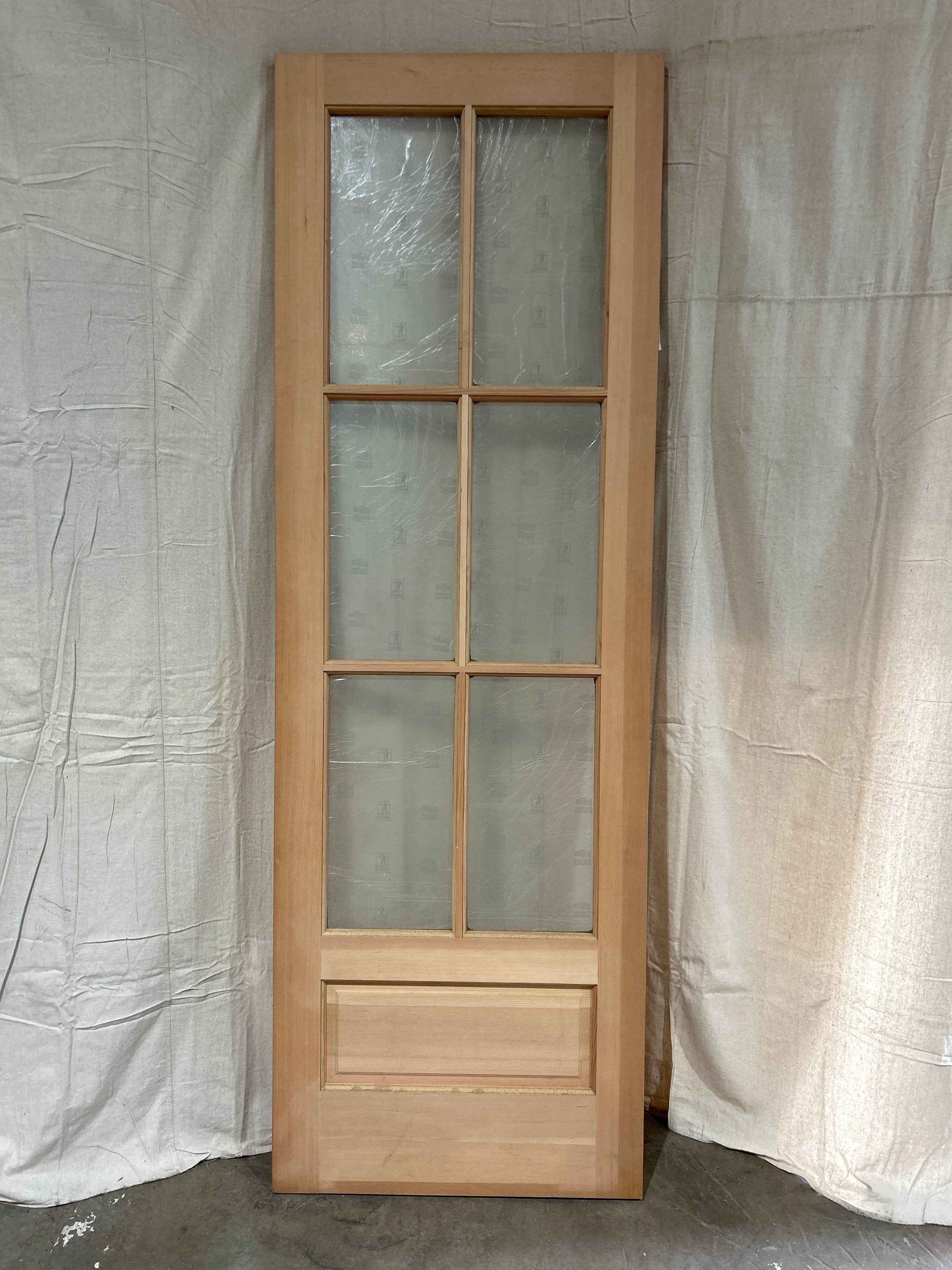2&#39;8&quot; x 8&#39;0&quot; Wood Exterior Door with 6 Lites (Simulated Divided)
