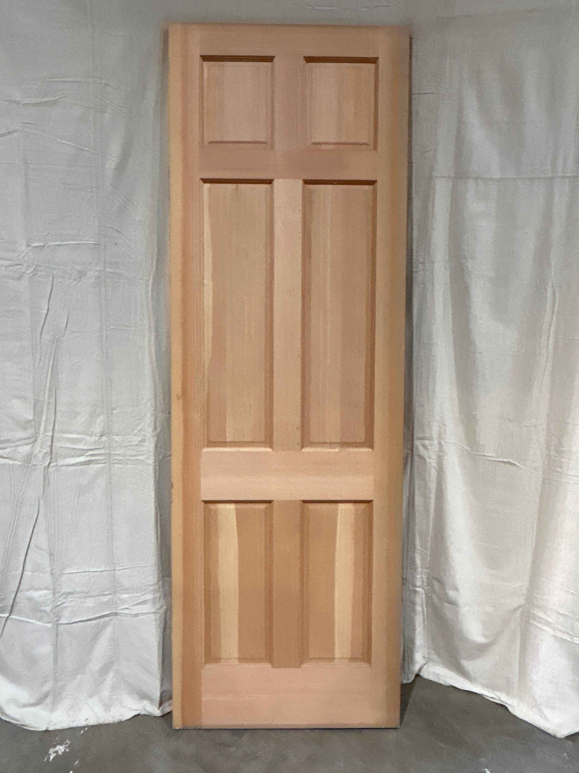 2&#39;8&quot; x 8&#39;0&quot; Wood Exterior Door (6 Panels)