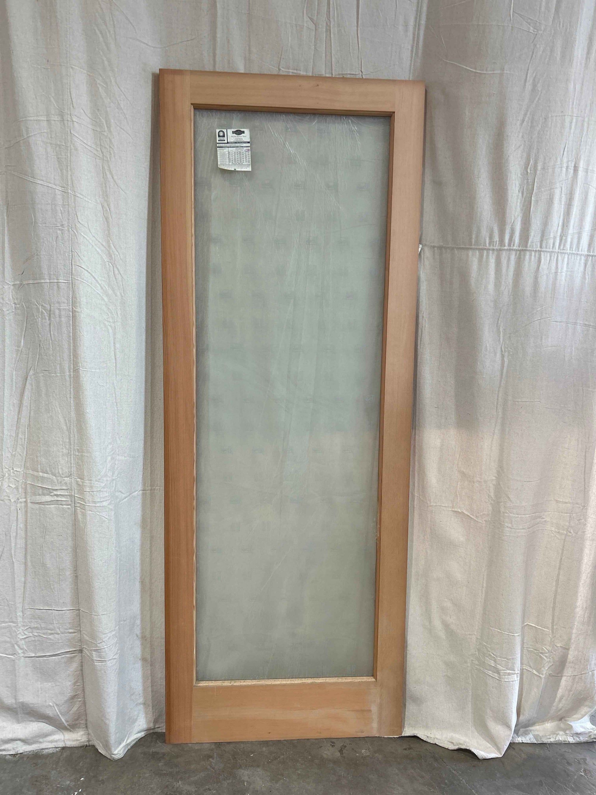 3&#39;0&quot; x 8&#39;0&quot; Wood Exterior Doors with 1 Glass Pane