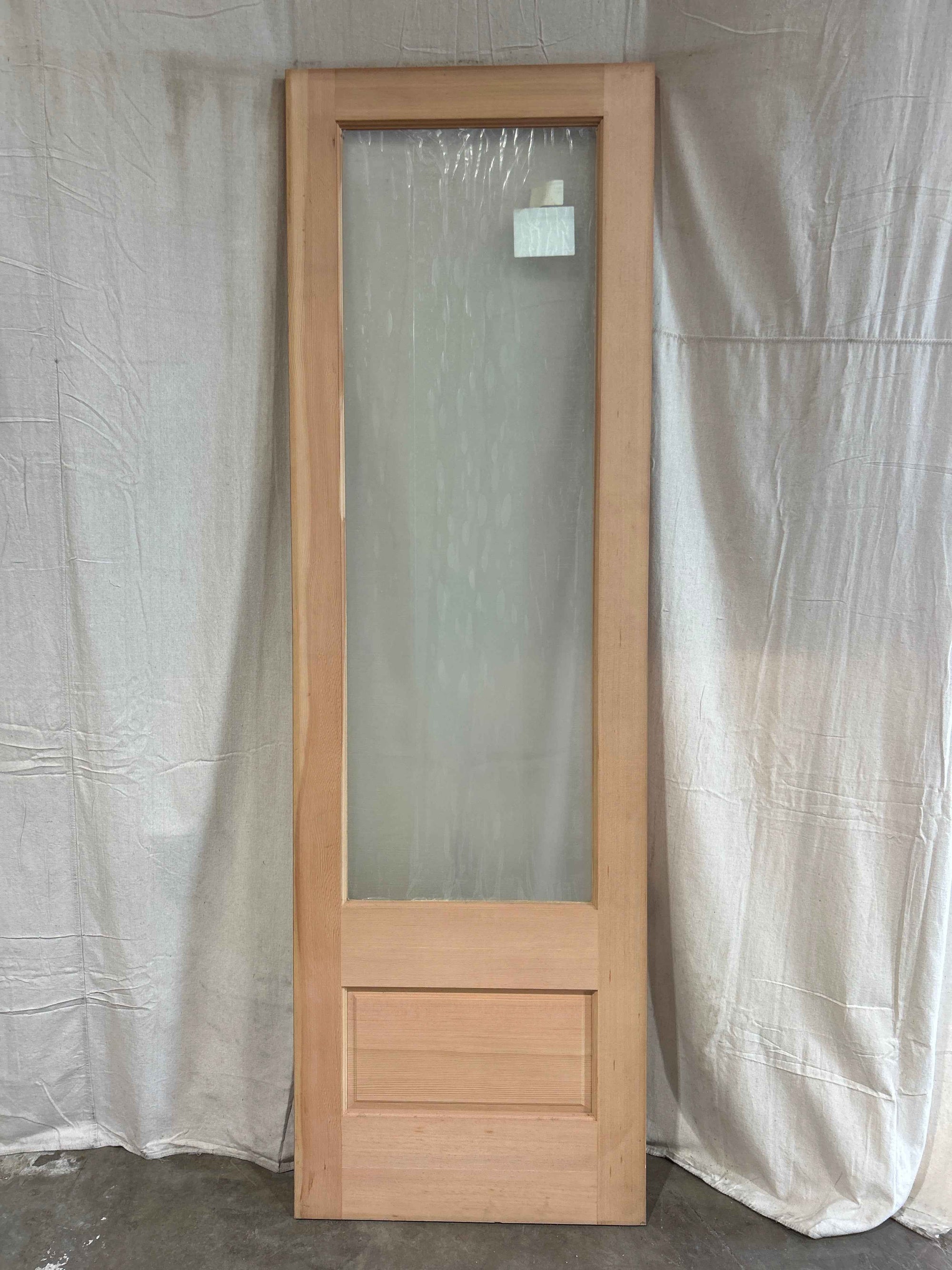 2&#39;6&quot; x 8&#39;0&quot; Wood Exterior Doors with 1 Glass Panel