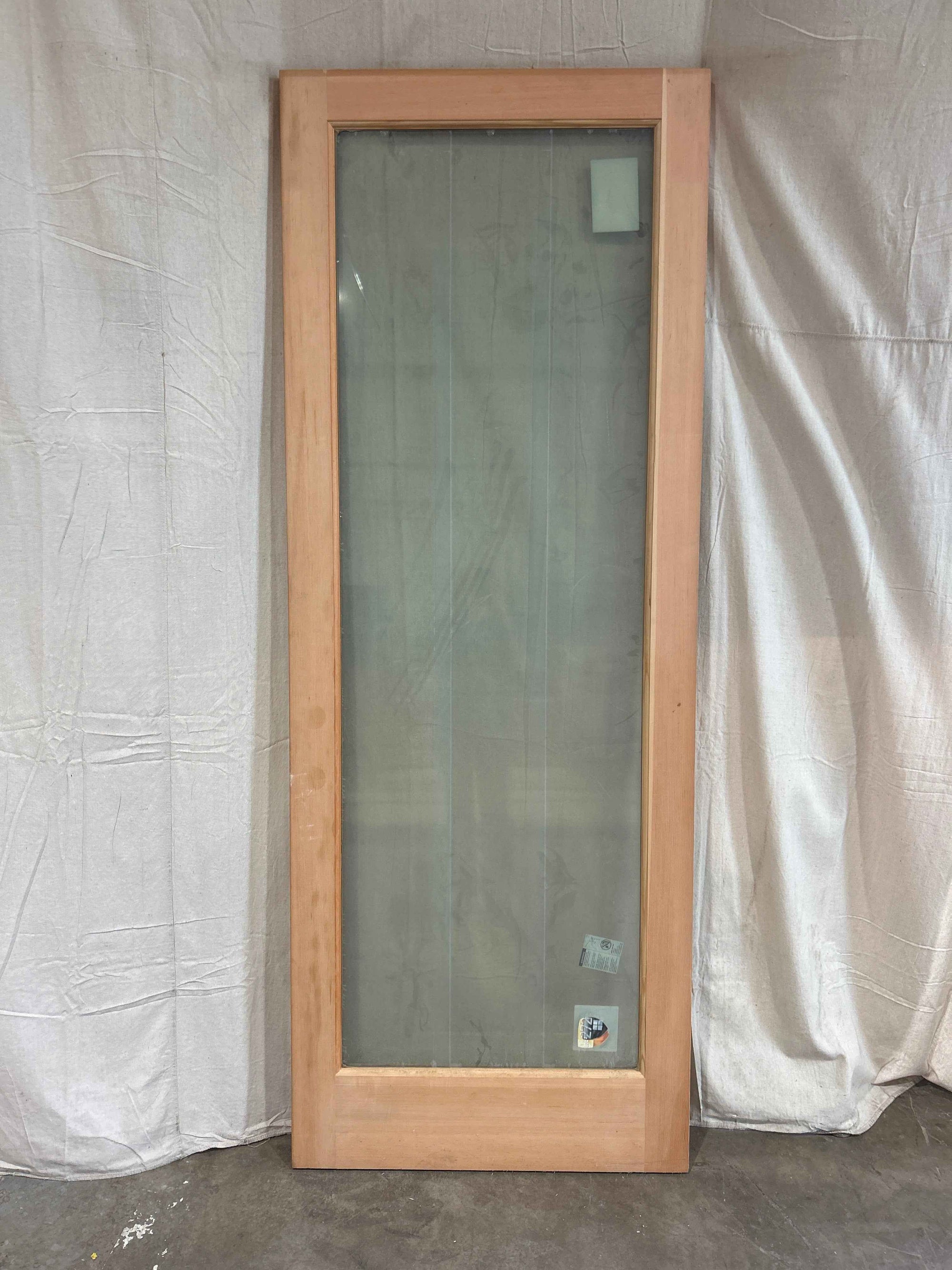 3&#39;0&quot; x 8&#39;0&quot; Wood Exterior Doors with 1 Glass Pane