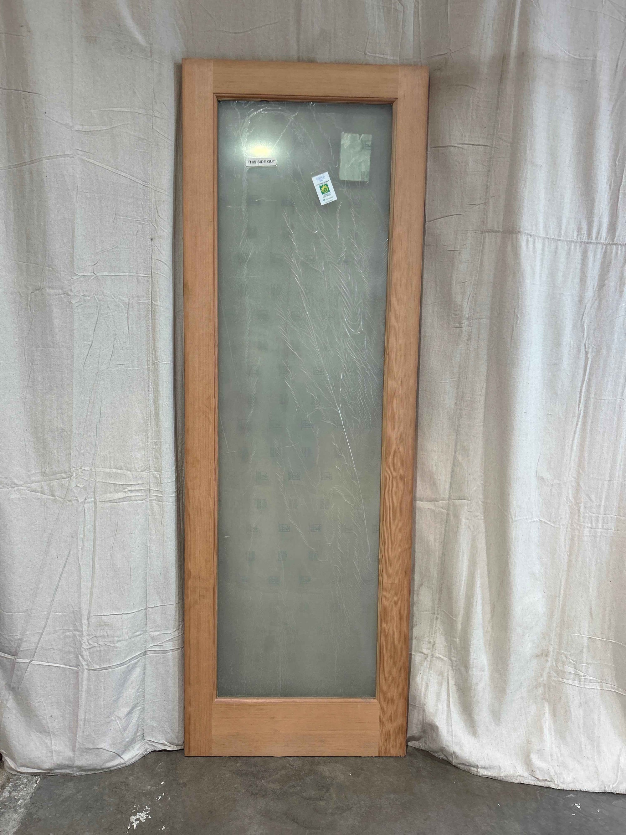 2&#39;8&quot; x 8&#39;0&quot; Wood Exterior Doors with 4 Glass Lites