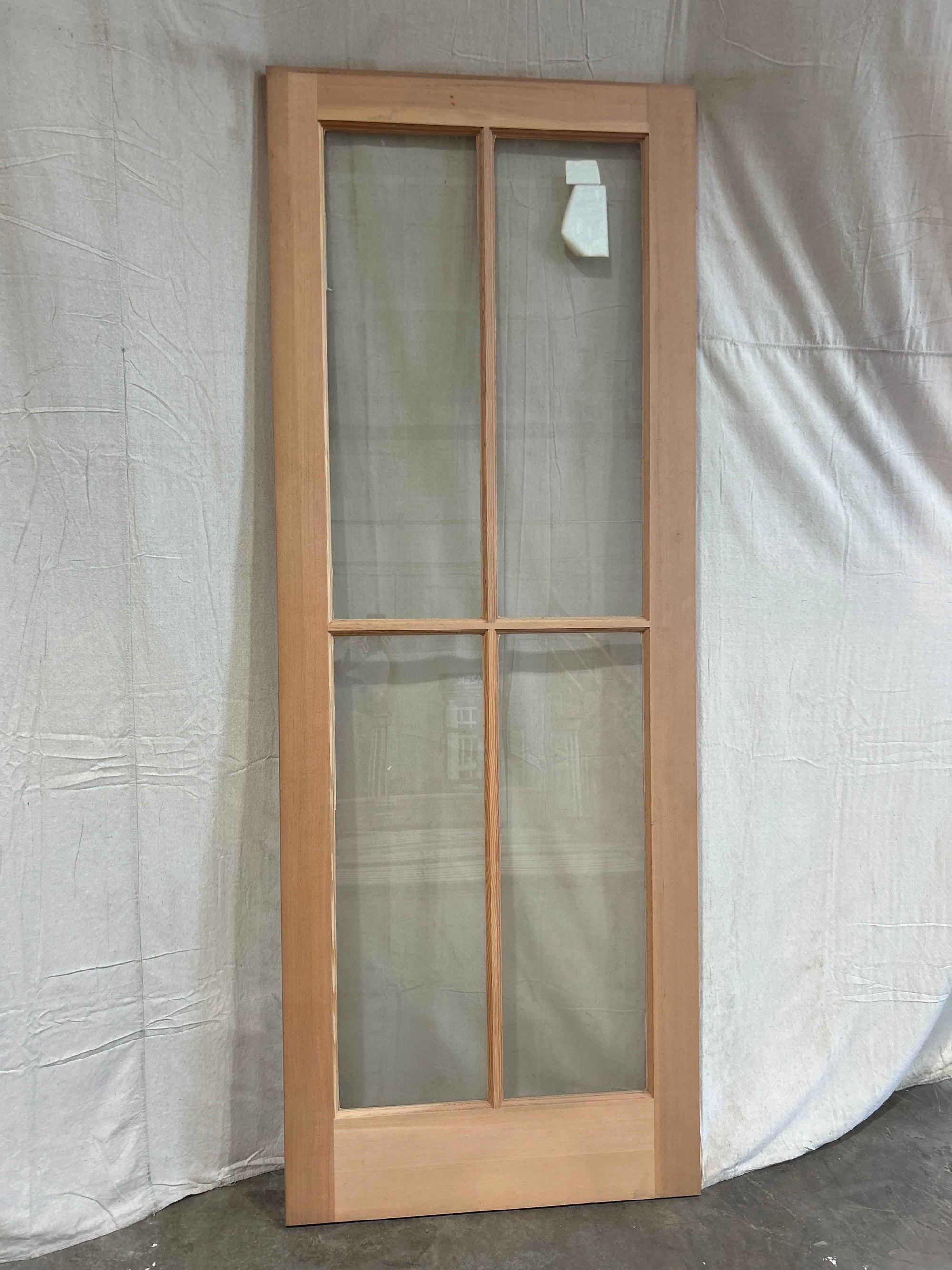 3&#39;0&quot; x 8&#39;0&quot; Wood Exterior Doors with 4 Glass Lites
