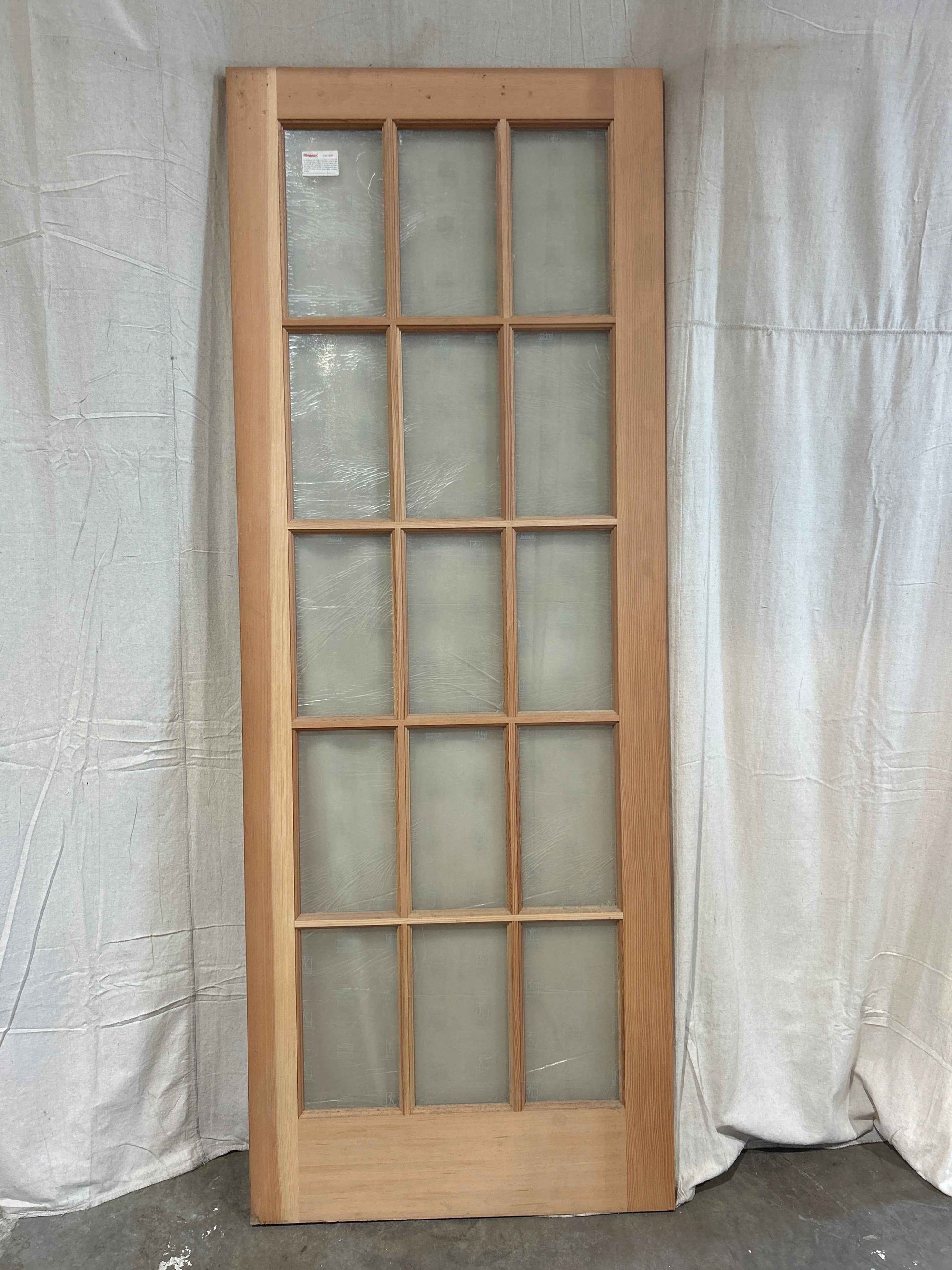 3&#39;0&quot; x 8&#39;0&quot; Wood Exterior Doors with 15 Glass Lites